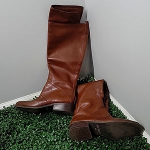 Nine West brown knee high boots